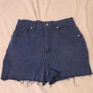 Size 2 cut Jean shorts
